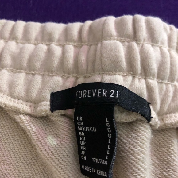 Forever 21 beige sweats - Picture 2 of 4